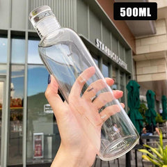 Clear Motivational Water Bottle 17oz 24oz Stylish Sports Water Cups