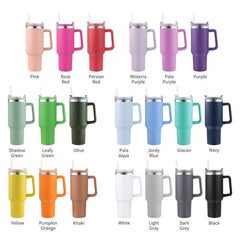 40oz Stainless Steel Vacuum Tumbler Set - Teacher Gift