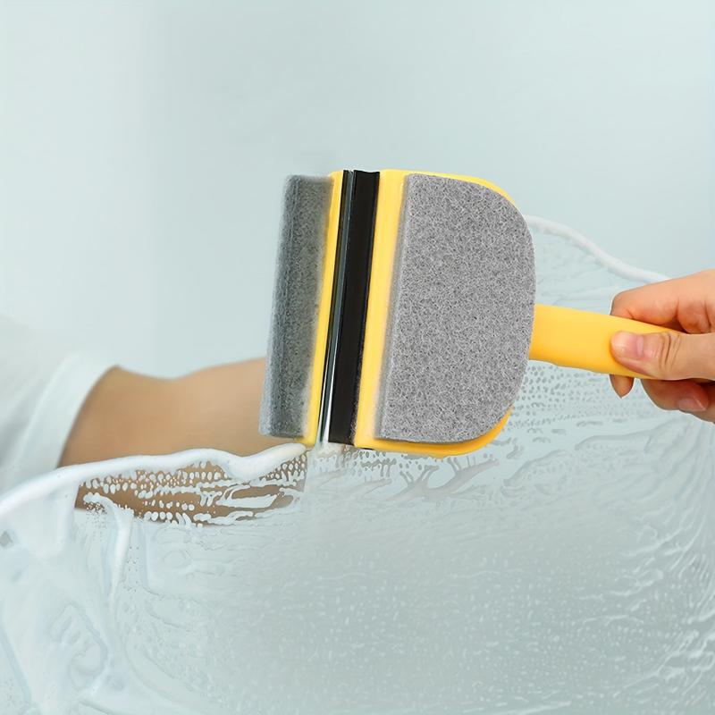 Household Double Sided Glass Cleaning Brush Car Mirror Cleaner