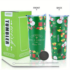 Watersy 22oz Insulated Tumbler Travel Mug Stainless Steel Double Wall Vacuum Cof