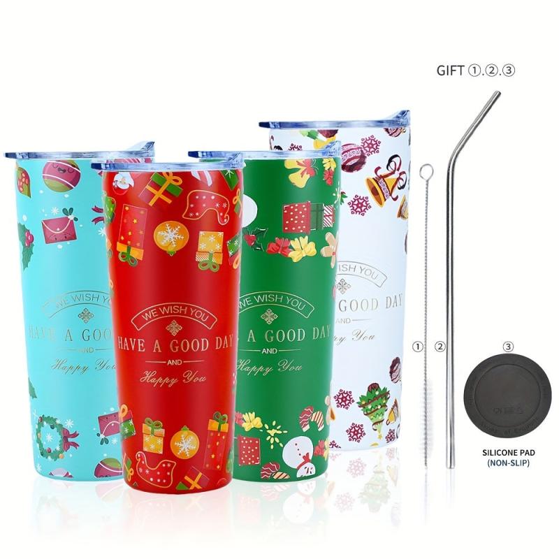 Watersy 22oz Insulated Tumbler Travel Mug Stainless Steel Double Wall Vacuum Cof