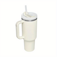 Stainless Steel Vacuum Tumbler with Straw - Large Capacity Portable Water Bottle