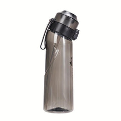 650ml Sports Water Bottle with Flavor Pods Portable Travel Cup