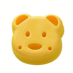 Bear Sandwich Cutter & Sealer Non Stick Cookie Cutter Candy Mold Biscuit