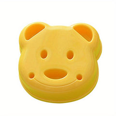 Bear Sandwich Cutter & Sealer Non Stick Cookie Cutter Candy Mold Biscuit