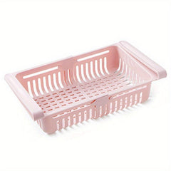 Retractable Refrigerator Fresh Storage Box Shelf Drawer