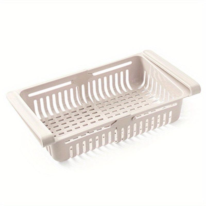 Retractable Refrigerator Fresh Storage Box Shelf Drawer