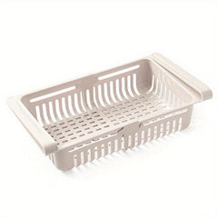 Retractable Refrigerator Fresh Storage Box Shelf Drawer