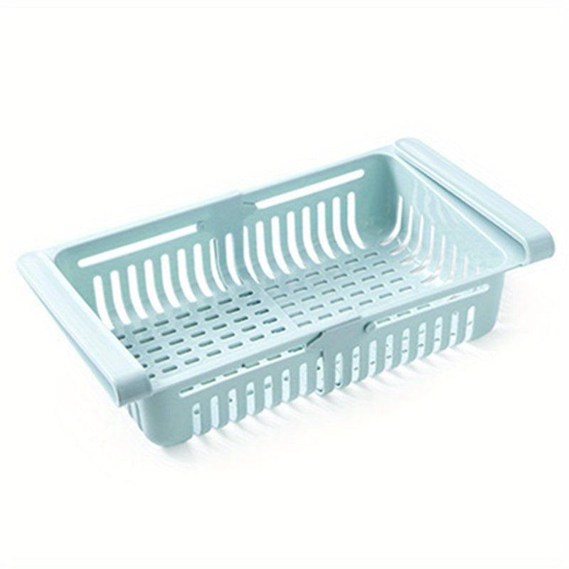 Retractable Refrigerator Fresh Storage Box Shelf Drawer