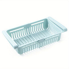 Retractable Refrigerator Fresh Storage Box Shelf Drawer