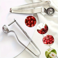 Stainless Steel Cherry Pitter Tool, Seed Remover Fruit Corer