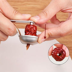Stainless Steel Cherry Pitter Tool, Seed Remover Fruit Corer