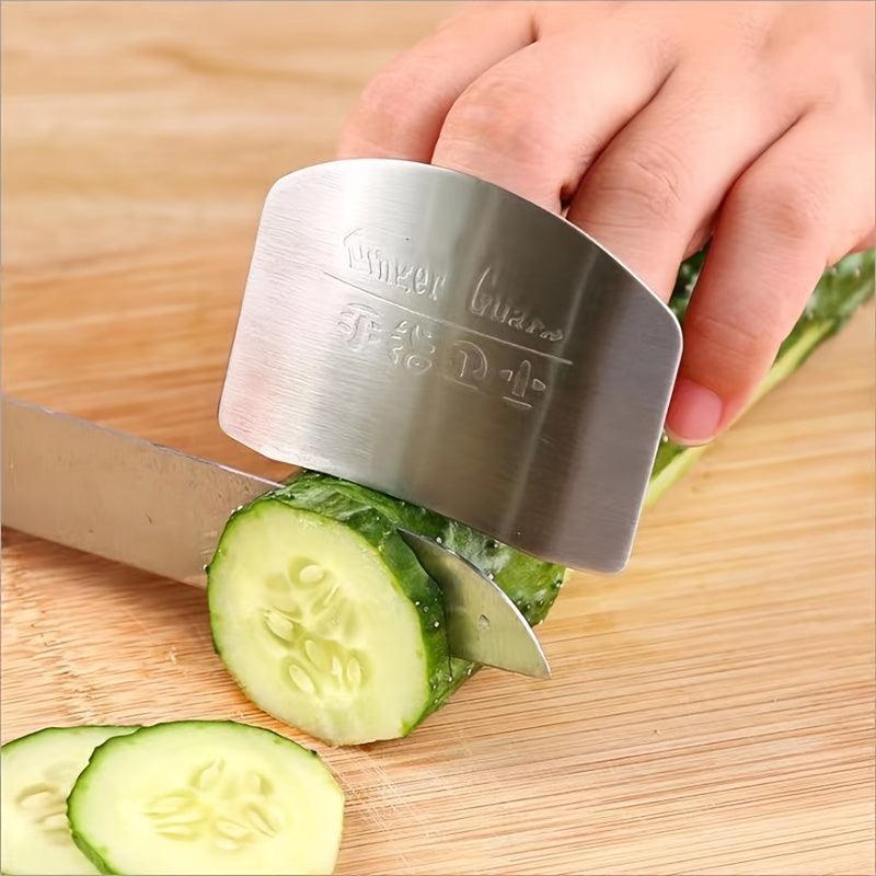 Stainless Steel Finger Guard for Safe Cutting & Dicing