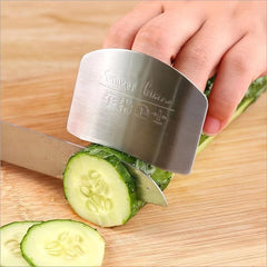 Stainless Steel Finger Guard for Safe Cutting & Dicing