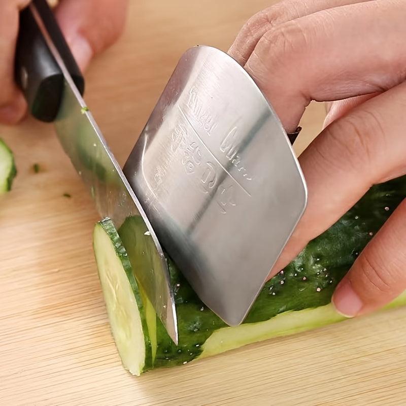 Stainless Steel Finger Guard for Safe Cutting & Dicing