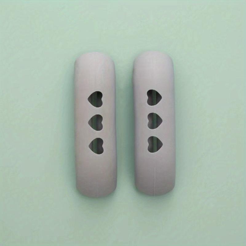 2pcs Silicone Anti Scald Pot Handle Cover Heat Resistant Cast Iron Handle Cover