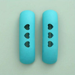 2pcs Silicone Anti Scald Pot Handle Cover Heat Resistant Cast Iron Handle Cover