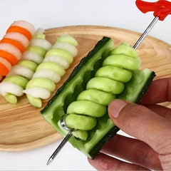 Stainless Steel Fruit Spiral Vegetable Coiler Scroller
