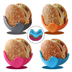 Adjustable Silicone Hamburger Holder Hygienic Dishwasher Safe
