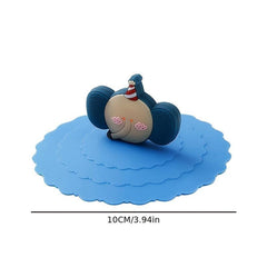 6 Pcs Silicone Cup Cover Leak-proof Dustproof Tea Water Sealed Bowls