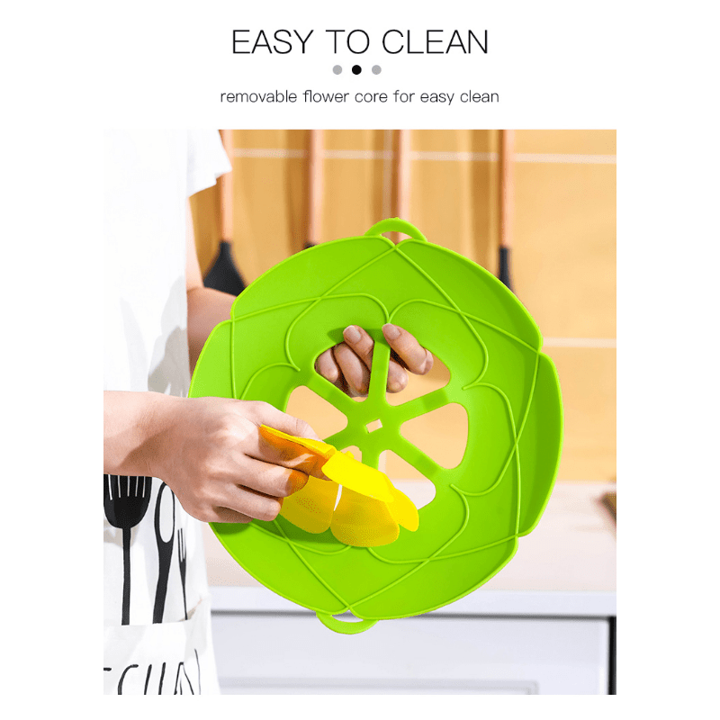 Silicone Lid for Microwave and Steaming Flower Kitchen Gadget