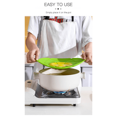 Silicone Lid for Microwave and Steaming Flower Kitchen Gadget