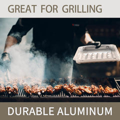 10pcs 9x13 Alum. Foil Trays Non-stick Baking Sheets Grill Pans