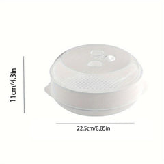 Microwave Steamer 26x42cmx10 Heat Resistant Cooker with Strainer and Lid