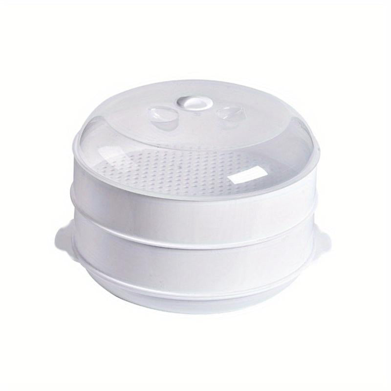 Microwave Steamer 26x42cmx10 Heat Resistant Cooker with Strainer and Lid