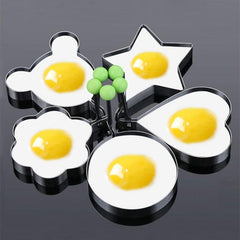 Stainless Steel Egg Mold Pancake Maker Cooking Ring With Handle