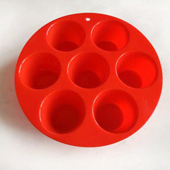 Instant Pot Silicone Egg Bites Pan With Lid 6 & 8 Quart Red