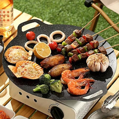 Non stick Medical Stone Grill Pan BBQ Tool Kitchen Gad