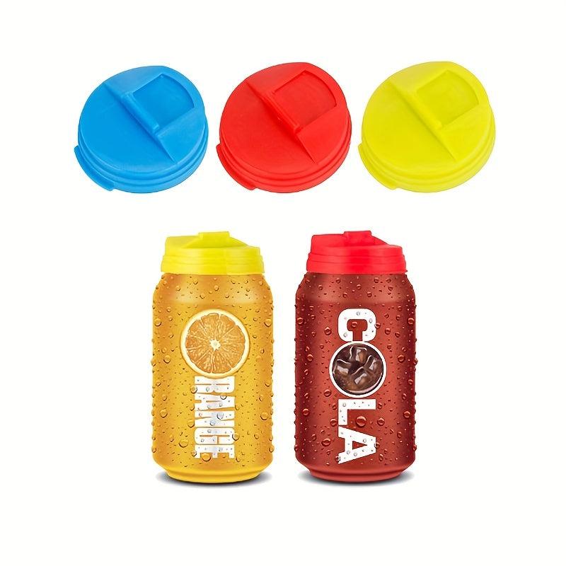 Beverage Can Cover Reusable Leakproof Soda Jar Lid Home Accessories