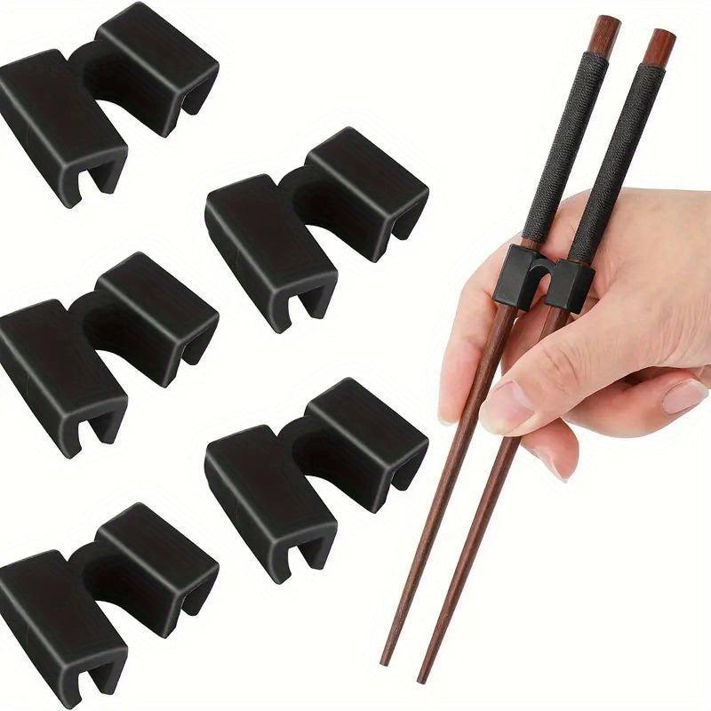 10pcs Reusable Chopsticks Helpers Training for Adults Beginners