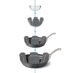 6pcs Pot Pan Protectors 3 Sizes Dividers Separators Pads