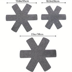 6pcs Pot Pan Protectors 3 Sizes Dividers Separators Pads