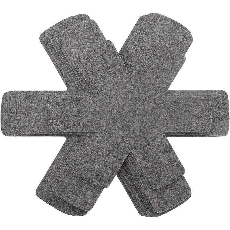 6pcs Pot Pan Protectors 3 Sizes Dividers Separators Pads