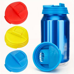 Silicone Can Lid Leakproof Cap Reusable Cover for Carbonated Water or Drink Caps