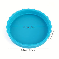6pcs Silicone Can Lids Beverage No Spill Rubber Stopper Covers