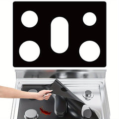 Non Stick Gas Stove Top Protectors 62 X 41 Reusable Oven Liners
