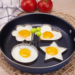 Stainless Steel Egg Shaper Mould for Perfect Omelettes & Pancakes