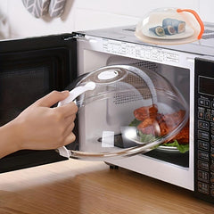 Set Of 3 Microwave Oven Heating Splash Guard Kitchen Tool Rack