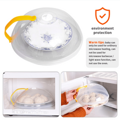 Microwave Oven Food Cover Splash Proof Fresh-keeping Kitchen Supplies