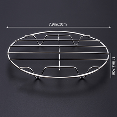 201 Stainless Steel Steaming Rack Steaming Grid Round Mini Small Steamer