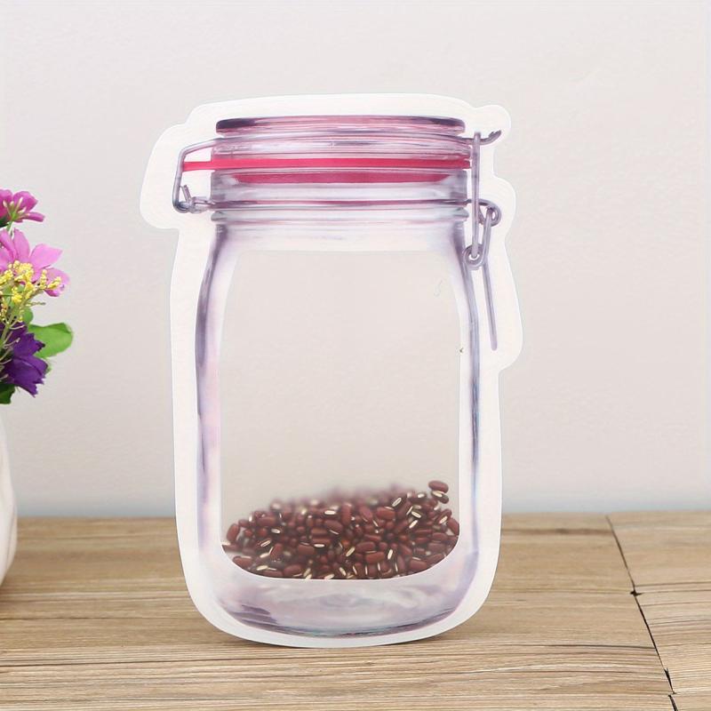 1pc Mason Jars Self Adhesive Sealing Bag Kitchen Organizer