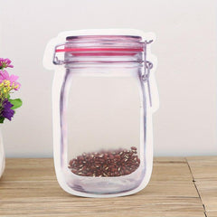 1pc Mason Jars Self Adhesive Sealing Bag Kitchen Organizer