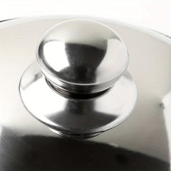 Large Round Stainless Steel Pot Lid Handle with Screws Kitchen Accessory