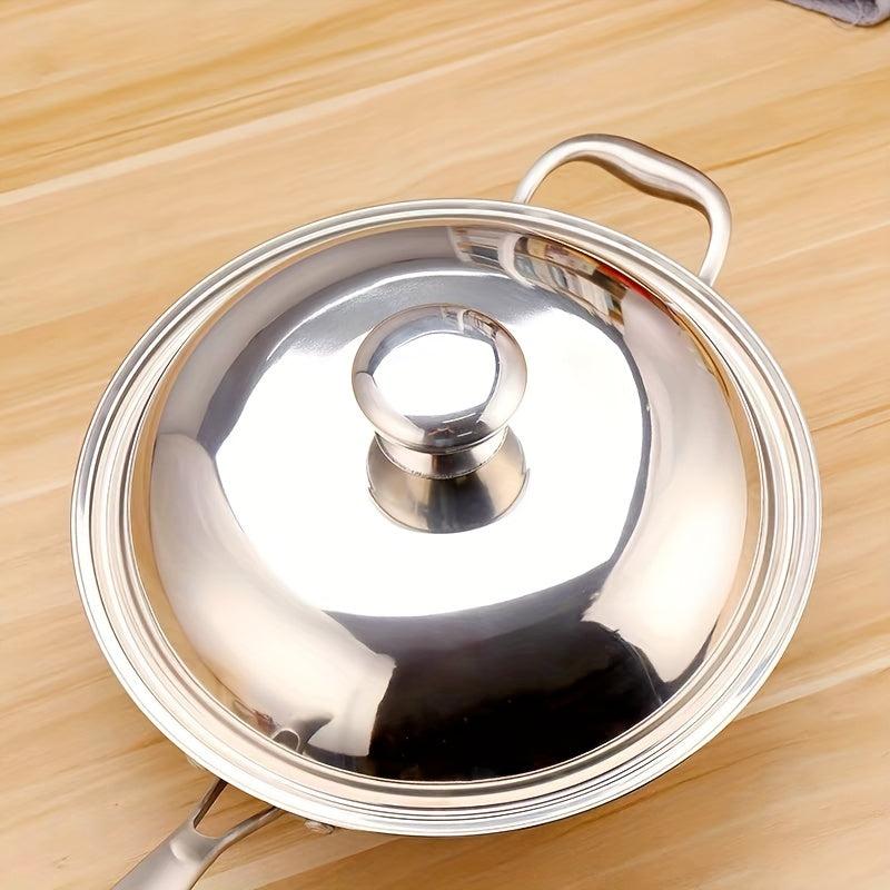 Large Round Stainless Steel Pot Lid Handle with Screws Kitchen Accessory