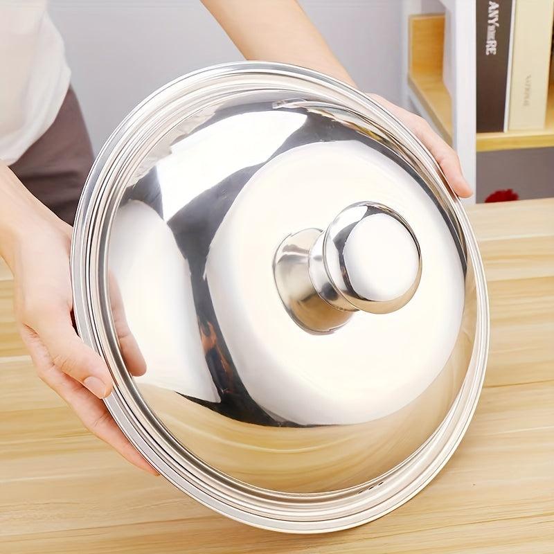 Large Round Stainless Steel Pot Lid Handle with Screws Kitchen Accessory