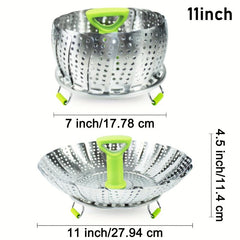 Stainless Steel Vegetable Steamer Basket for Cooking in Pot, Instant Pot Insert